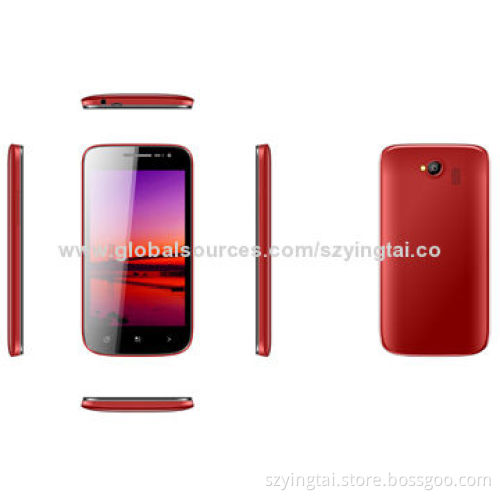 2014 Latest 5-inch MTK6572 Dual-core Smartphones, 1.2GHz Processor, 1,650mAh Battery